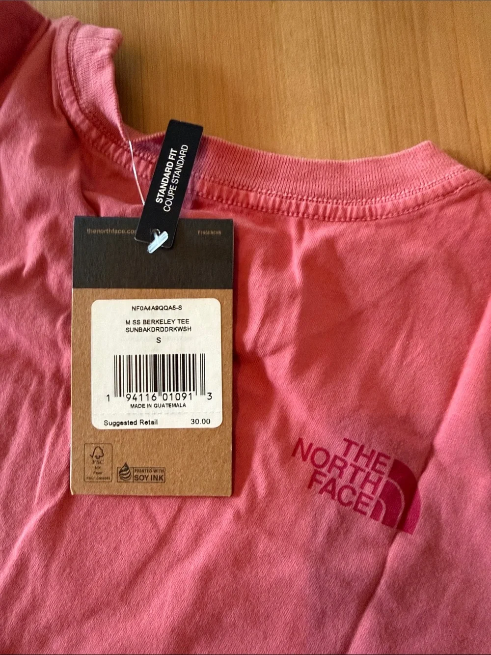 The North Face Mountain Graphic Tee - Dusty Rose & Blue